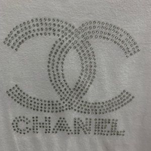 Chanel Rhinestone CC Long sleeve T-shirt size M